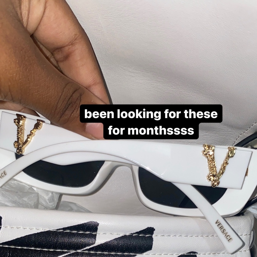 VERSACE GLASSES WHITE